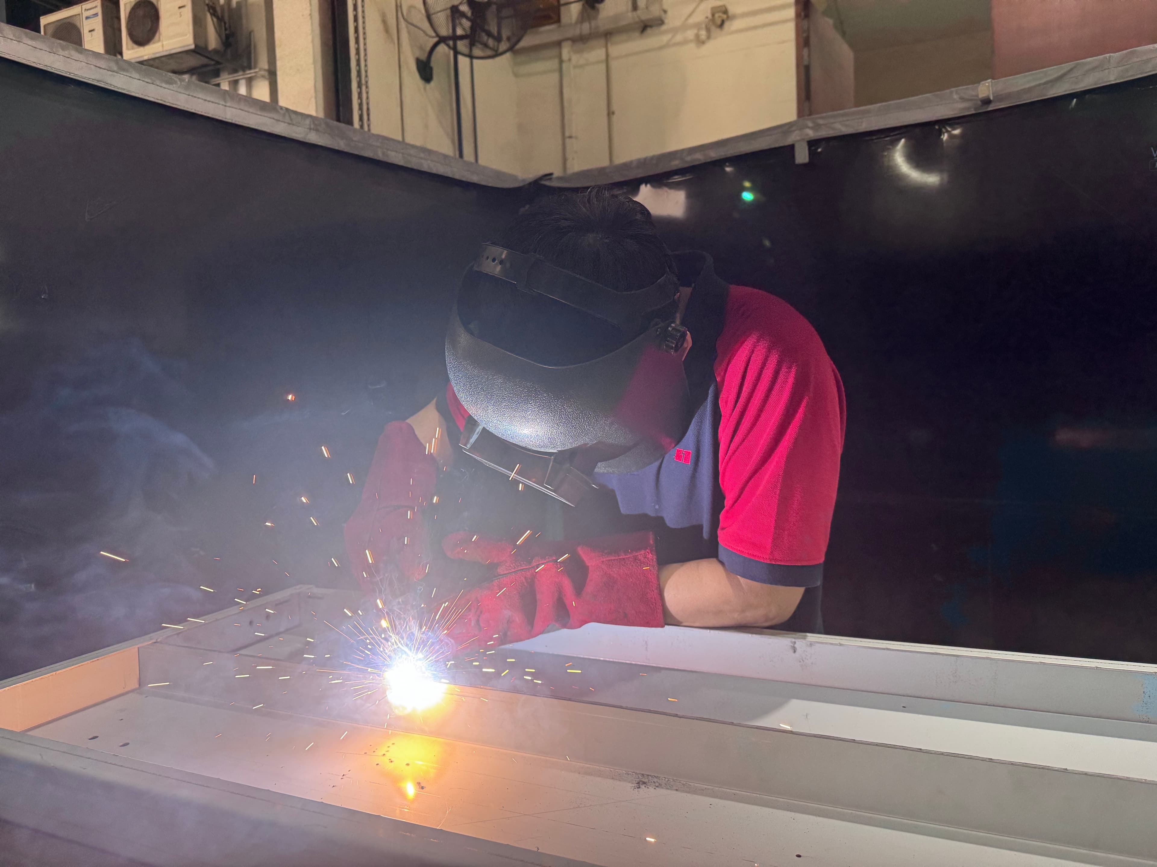 Worker Welding